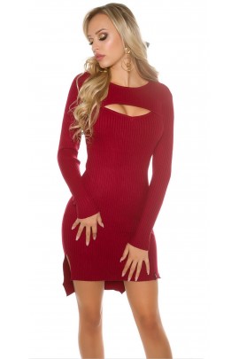 SEXY Robe-pull Tendance Femme rouge